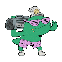 Dance With Me Sticker by Incrediville