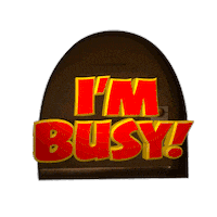 Im Busy Go Away Sticker by Tom & Jerry
