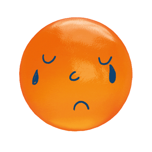 Sad Crying Face Sticker by The Natural Confectionery Co.