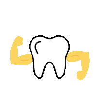 Teeth Tooth Sticker by @Toothlife