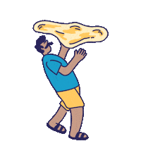 Delivery Toast Sticker by Our Hawker Culture