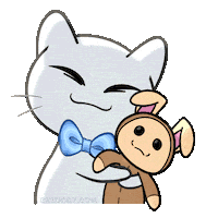 Happy I Love You Sticker by Créu Cat