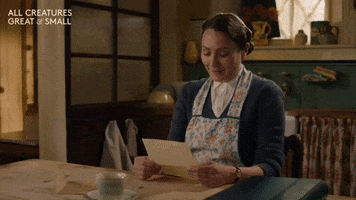 Letter GIF by All Creatures Great And Small