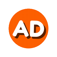 Instagram Orange Sticker