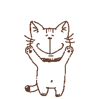 Cat 喜ぶ Sticker by nicocook