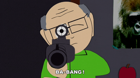 angry mr. garrison GIF by South Park 