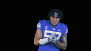 Gocougs Warming Up GIF by BYU Cougars
