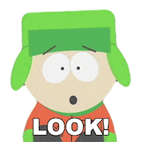 Look At That Kyle Broflovski Sticker by South Park