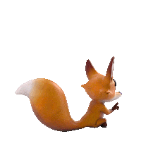 Fox Strider Sticker by K12