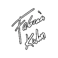 fabiankuhnmusic music logo fabian kuhn black into blue Sticker