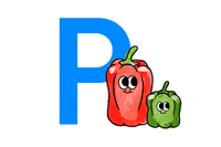 Letter P GIF by Salad for President