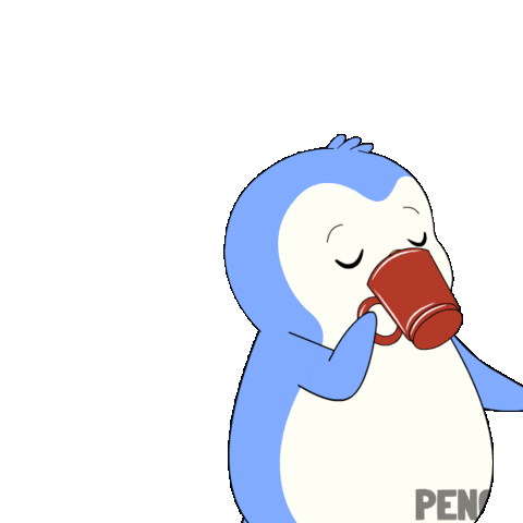 Scared Guess Whos Back Sticker by Pudgy Penguins