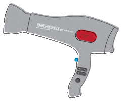paulmitchellUS hair salon hair dryer hair styling Sticker