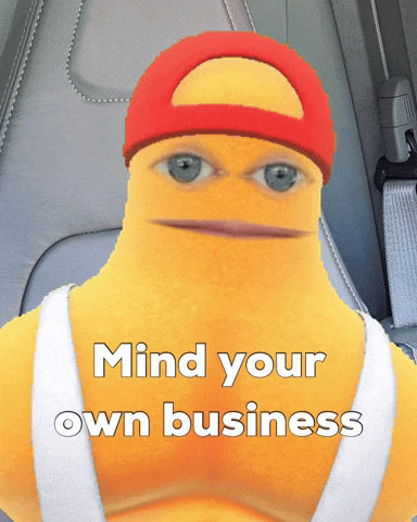 TheCraigMiles mind your own business thecraigmiles philter cheesepuff GIF