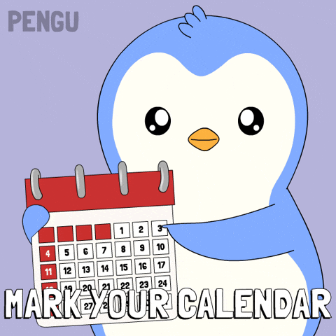 Booking See You GIF by Pudgy Penguins