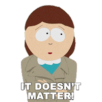 Liane Cartman Whatever Sticker by South Park