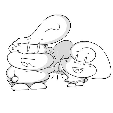 High Five Sticker