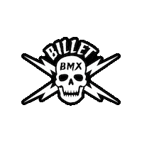 Bike Skull Sticker by BILLET BMX