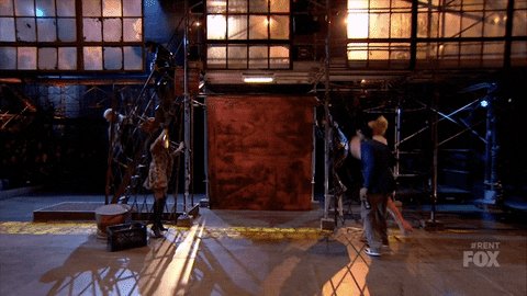 arriving broadway musical GIF by Fox TV