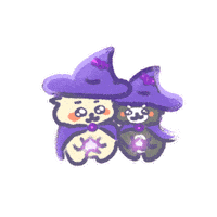 Fairy Tale Witch Hat Sticker