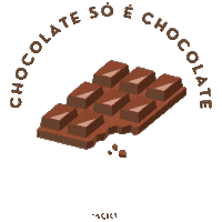 sraciocolla chocolate cacau cobertura sra ciocollá Sticker