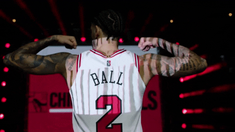 Lonzo Ball Sport GIF by Chicago Bulls
