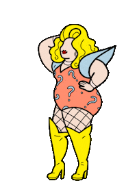 snagtights queen crown drag dragqueen Sticker