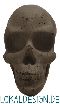 LokalDesign fire skull hamburg lokaldesign Sticker