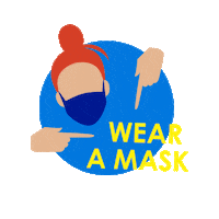 Bear Mask Sticker by California Governor Gavin Newsom