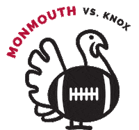 Football Knox Sticker by MonmouthCollege