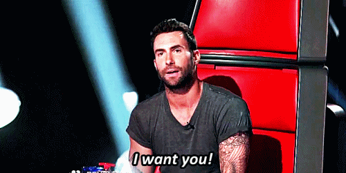 the voice want GIF