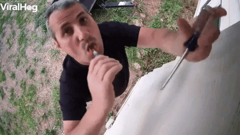 Bucket Buckles Under Falling Fella GIF by ViralHog