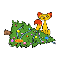 Christmas Tree Dog Sticker by Josera Ukraine