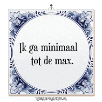Humor Focus Sticker by Tegelspreuken.nl