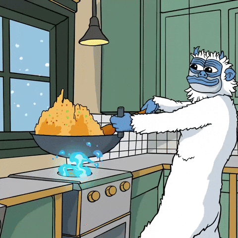 Crypto Chef GIF by Lofi The Yeti