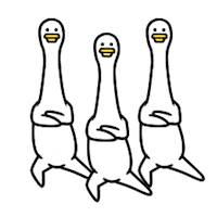 Duck Dancing Sticker by ArisonLashes