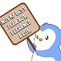 Happy New Year Penguin Sticker by Pudgy Penguins