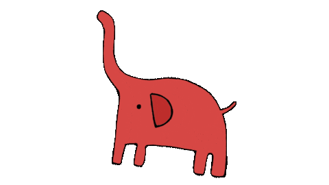 Elephant Olifant Sticker by Flouer