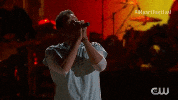 coldplay singing GIF by iHeartRadio