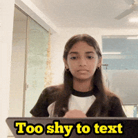 Text Shyness GIF by Digital Pratik