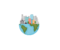 City Earth Sticker by EnvolveEntrepreneurshipGr