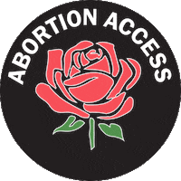 ShoutYourAbortion rose activism abortion womens rights Sticker
