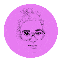 Kneeslappa love happy girl illustration Sticker