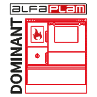 AlfaPlam heating dominant vatra alfaplam Sticker