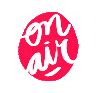 on air radio Sticker by SANTI Y LAURITA Univision