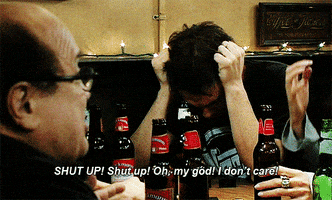 its always sunny in philadelphia i dont care GIF
