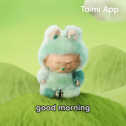 Good Morning Labubu GIF by Taimi
