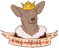 savannahmarbella dog sticker dogs king Sticker