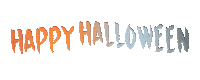 happy trick or treat Sticker by Fox & Co Design