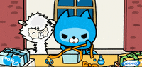Happy Cat GIF by OO-Kun